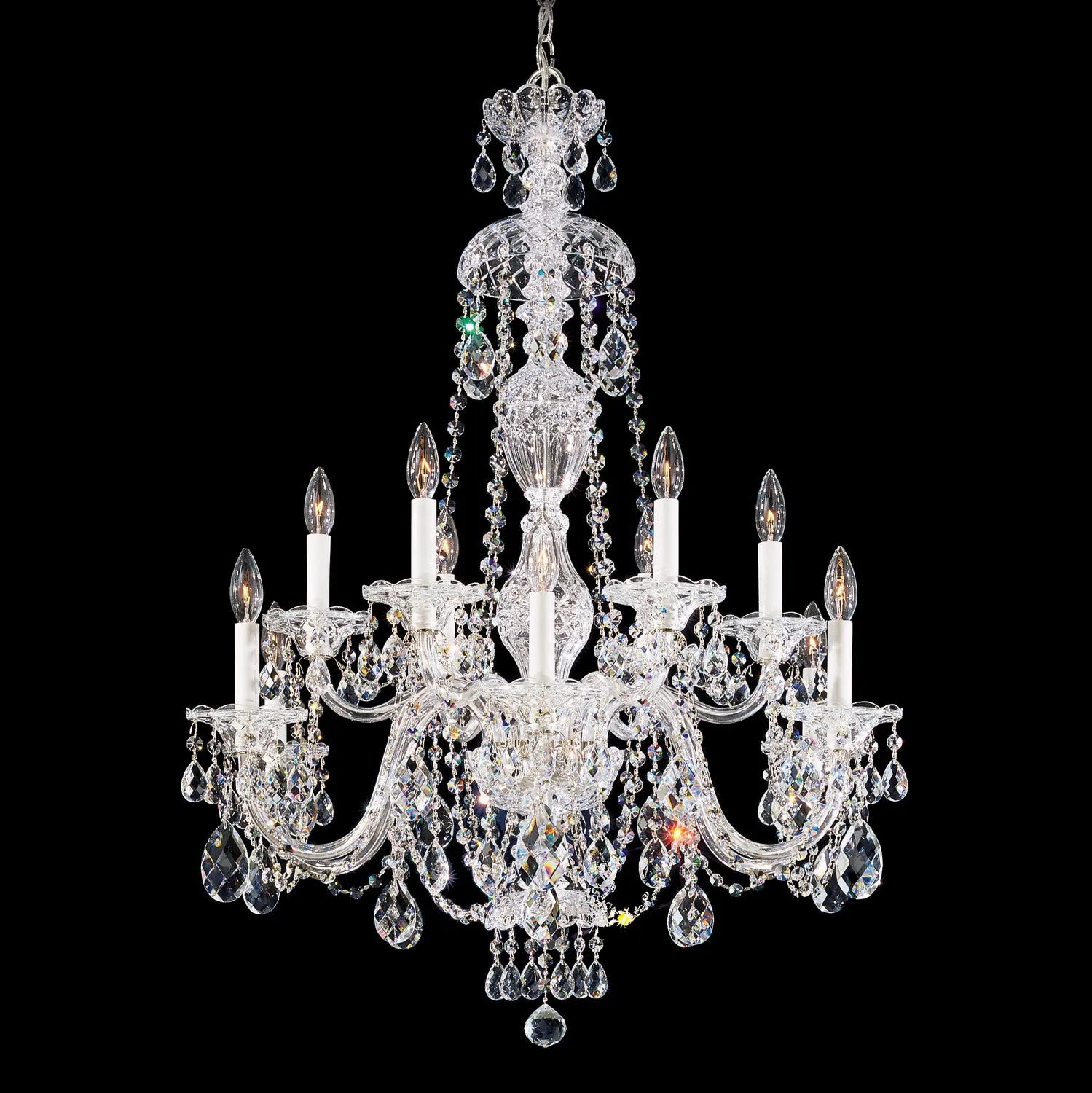 12 Light Chandelier from the Sterling Collection by Schonbek