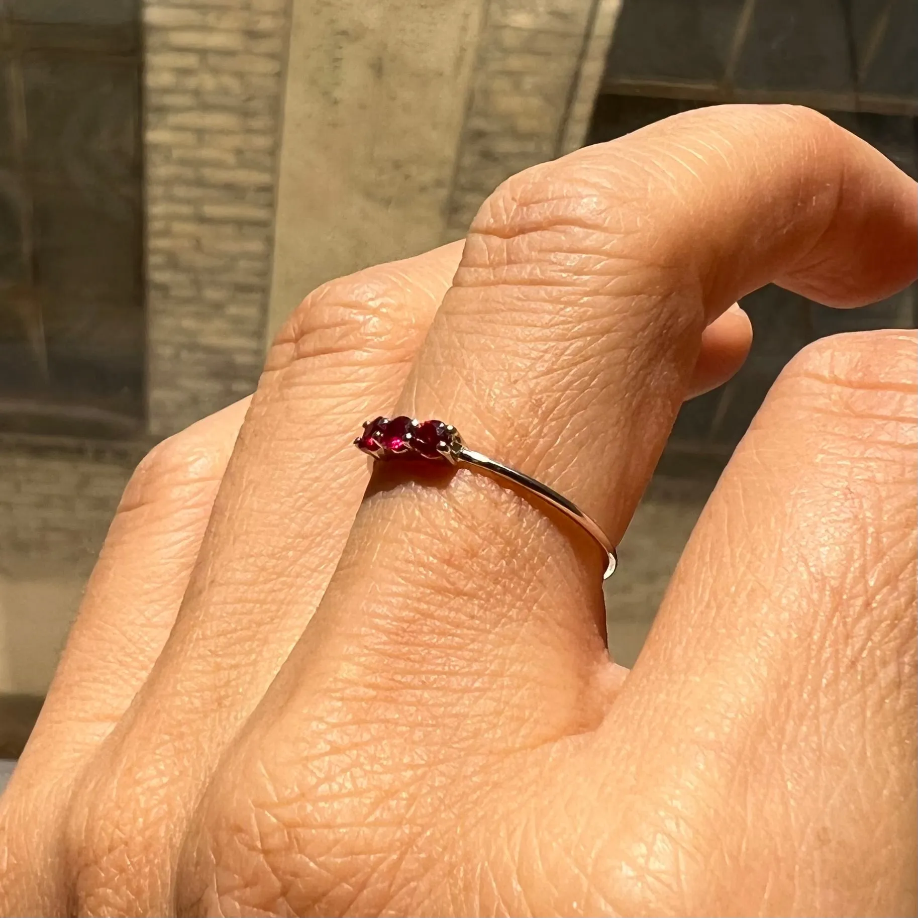 3S Ruby Ring