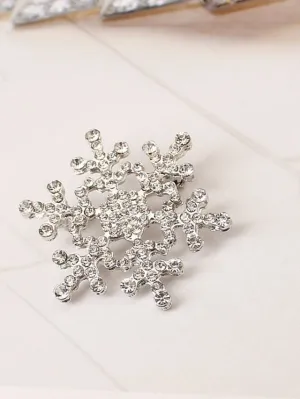 AAA Cubic Zirconia Brooches Classic Flower Stylish Brooch Jewelry Silver Gold For Daily Holiday for Women