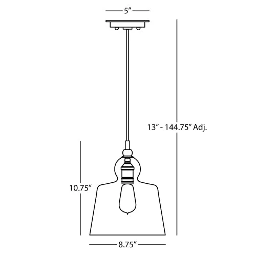 Albert Collection Pendant in Various Sizes   Finishes