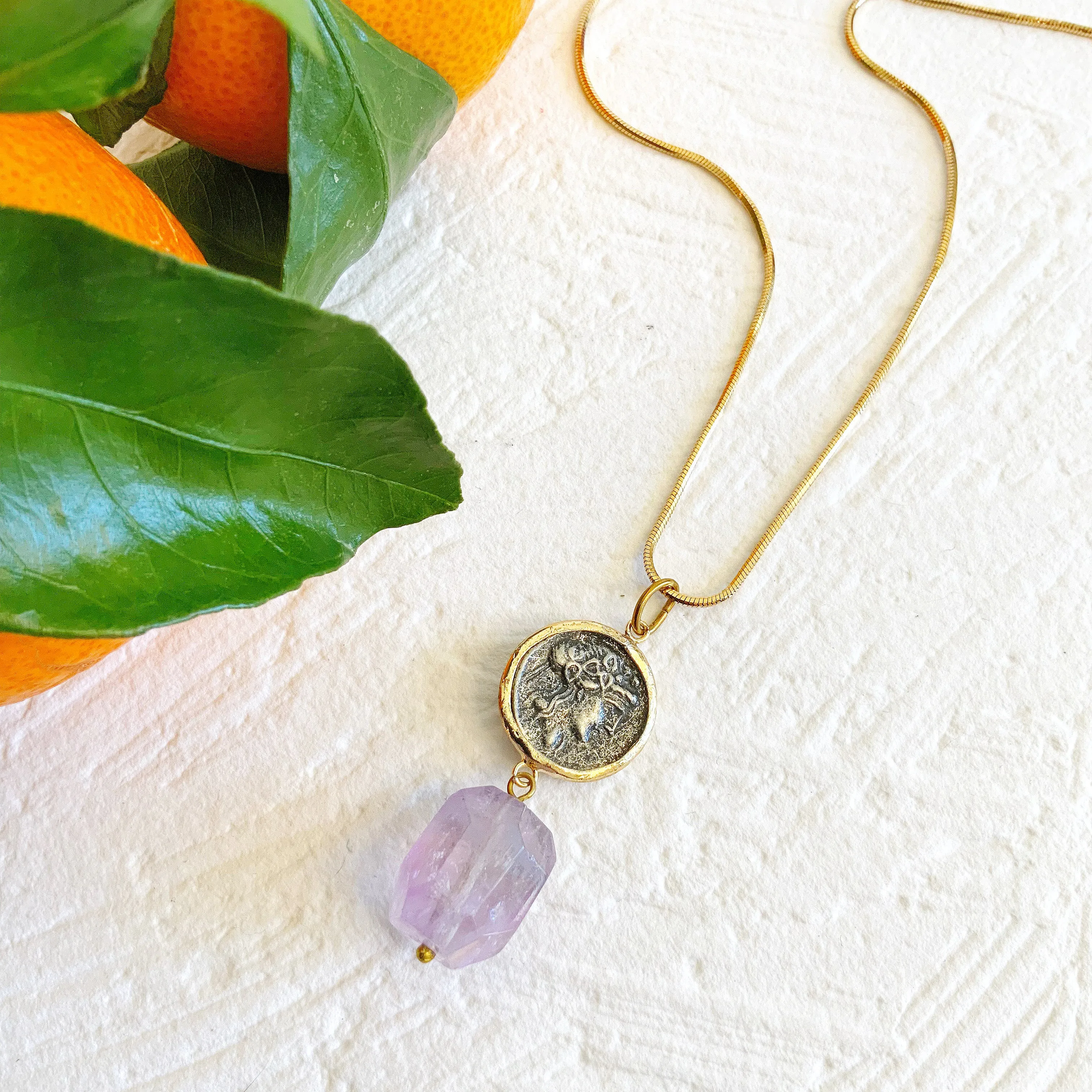 Amethyst Medallion