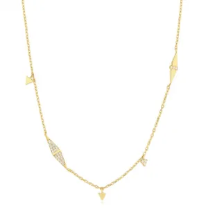 Ania Haie Geometric Sparkle Chain Necklaces