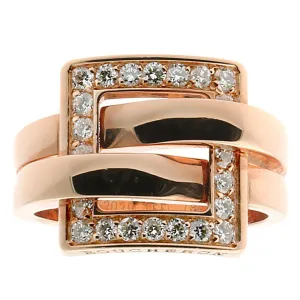 Boucheron Diamond Rose Gold Ring