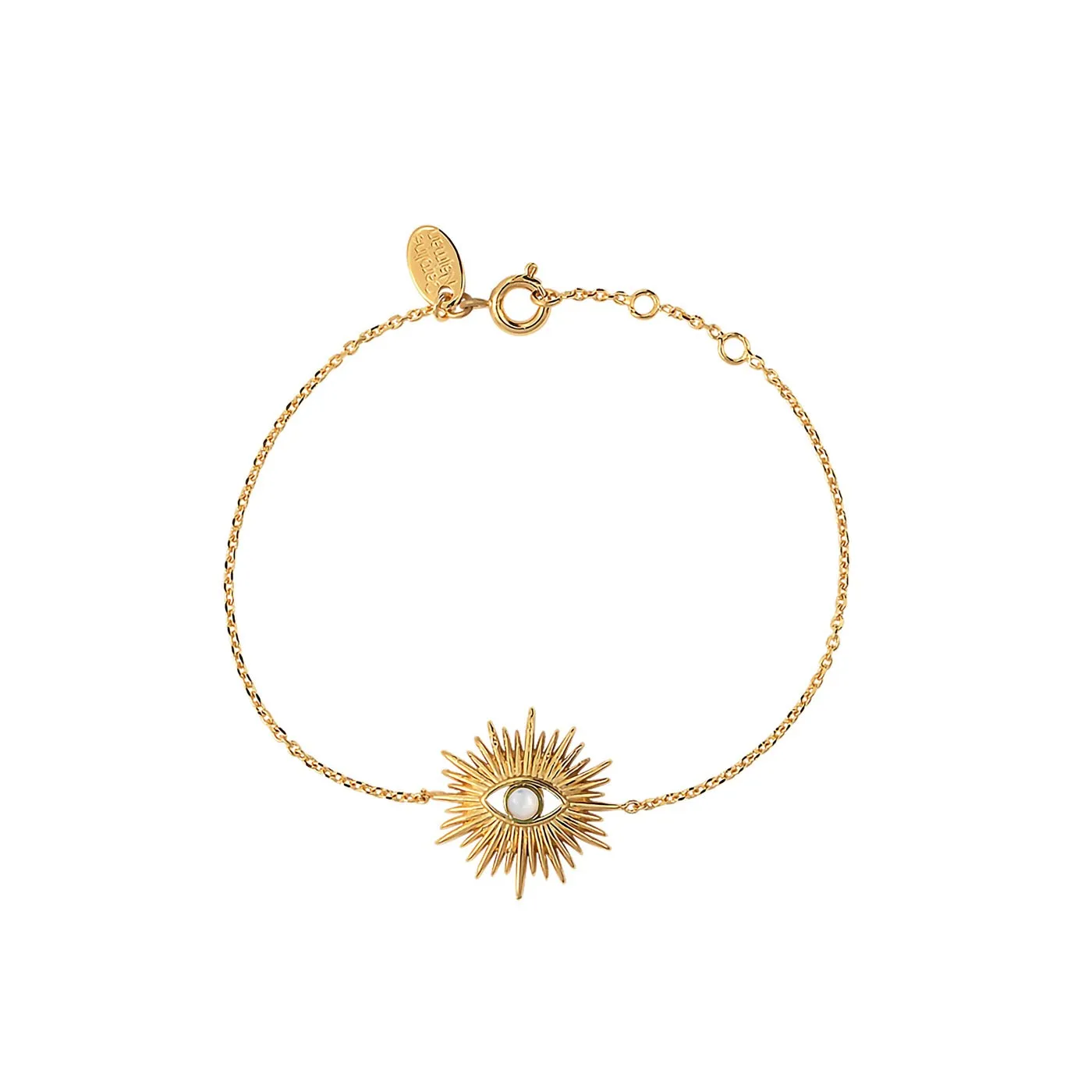 Bracelet Doré Freya Nacre Blanche