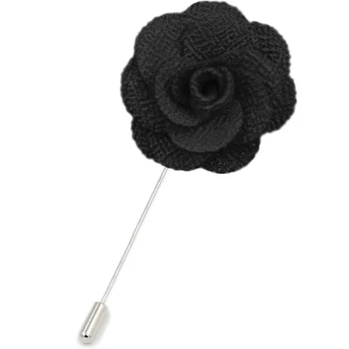 Brooch Flower Lapel Pin 18 Colors Women Men Fabric Rose Brooches Dress Accessories Wedding Party Formal Tuxedo Lapel Flower