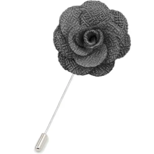 Brooch Flower Lapel Pin 18 Colors Women Men Fabric Rose Brooches Dress Accessories Wedding Party Formal Tuxedo Lapel Flower