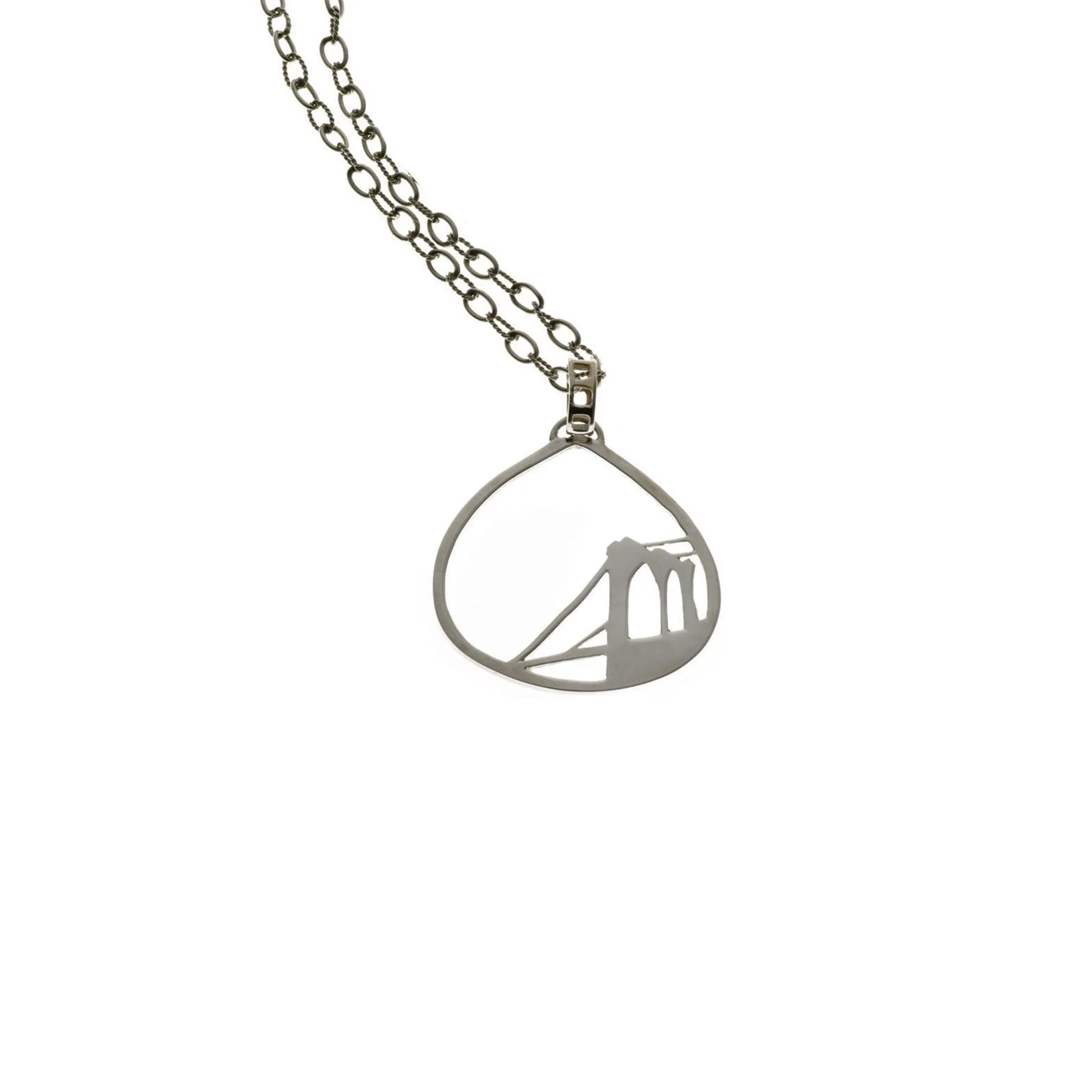 Brooklyn Bridge Sterling Silver Necklace