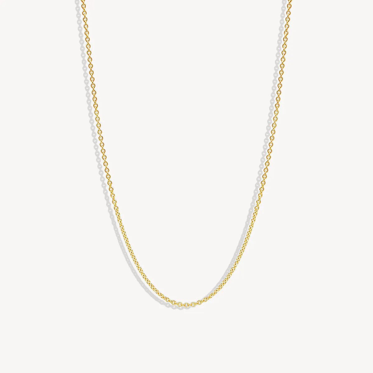 By Charlotte 14k Gold 18" Rolo Chain Necklace