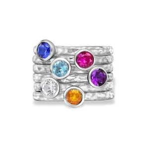 Carnival Twinkle Stacking Rings