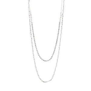 Cherished Silver Plated Crystal Necklace