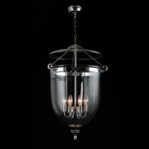 Chrome Georgian Ceiling Lantern 6 Light GEO498