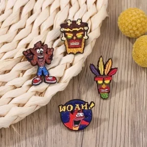 Classic Style Pin Cartoon Character Alloy Plating Unisex Brooches