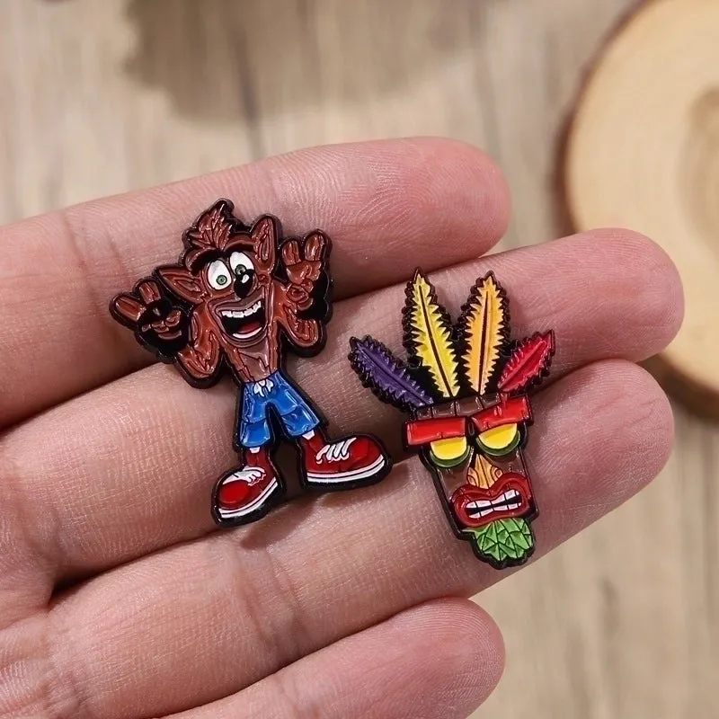 Classic Style Pin Cartoon Character Alloy Plating Unisex Brooches