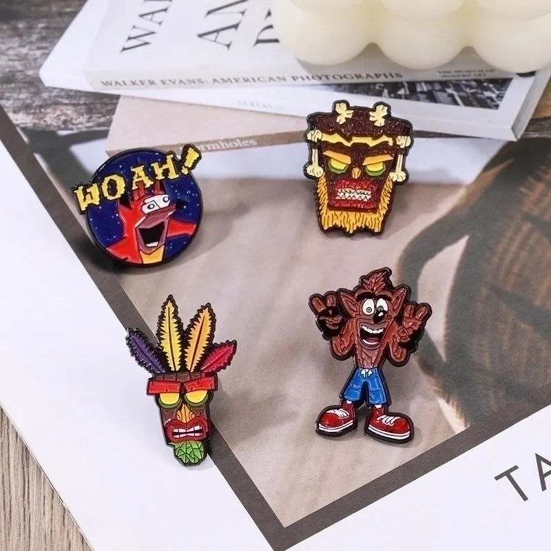 Classic Style Pin Cartoon Character Alloy Plating Unisex Brooches