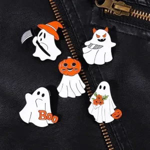 Classic Style Pin Pumpkin Alloy Plating Unisex Brooches