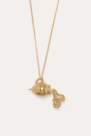 Classicworks™ Aquarius Zodiac Balloon - Gold Plated Pendant