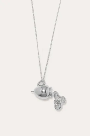 Classicworks™ Aquarius Zodiac Balloon - Platinum Plated Pendant