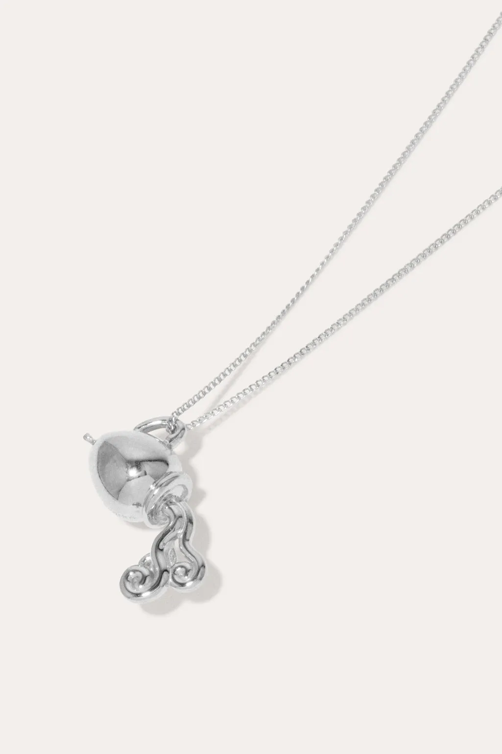 Classicworks™ Aquarius Zodiac Balloon - Platinum Plated Pendant