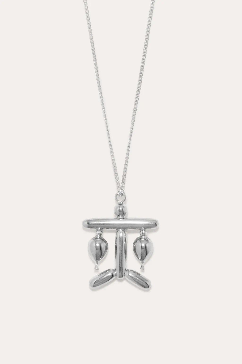 Classicworks™ Libra Zodiac Balloon - Platinum Plated Pendant