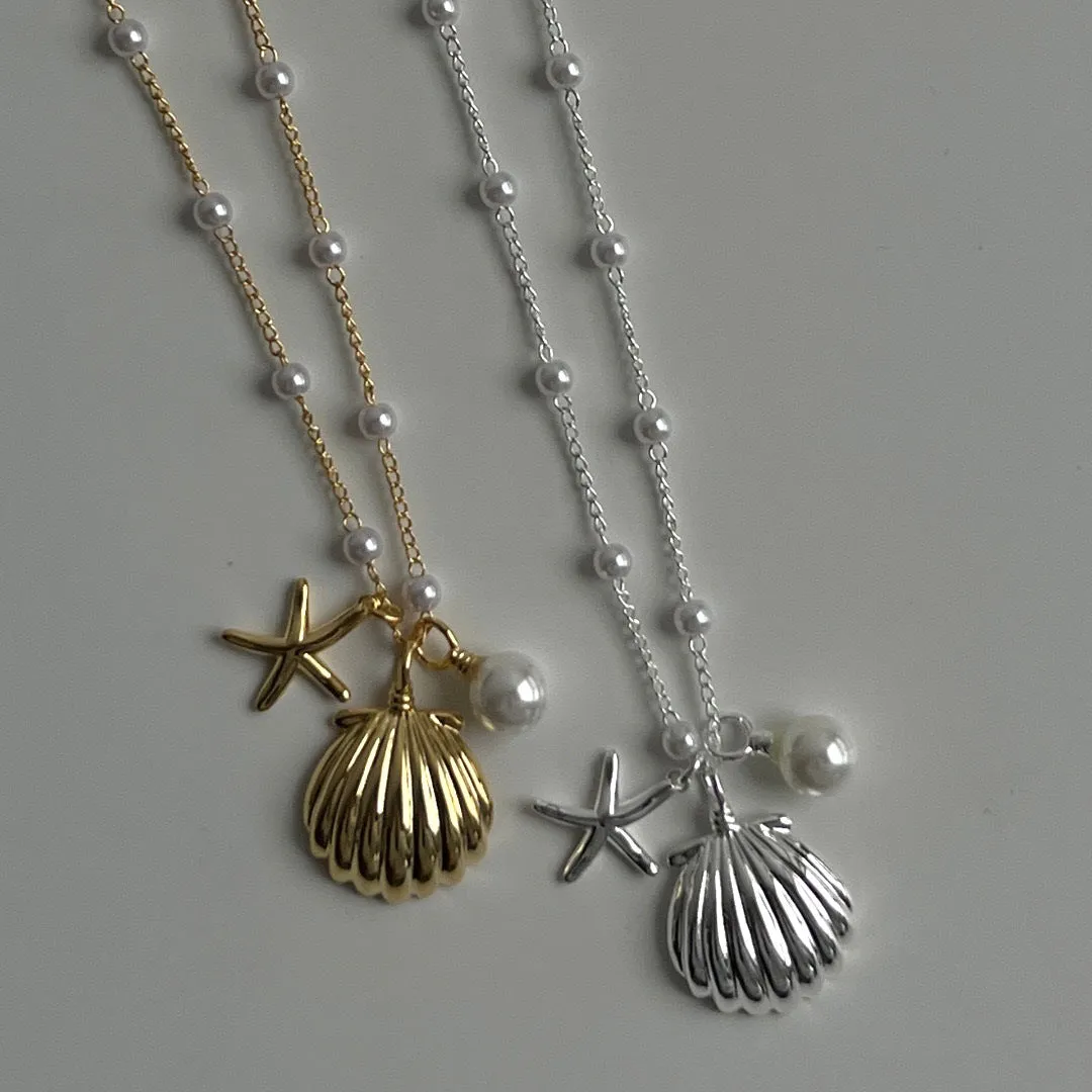 Cute & Edgy Shell Copper Electroplating Necklaces