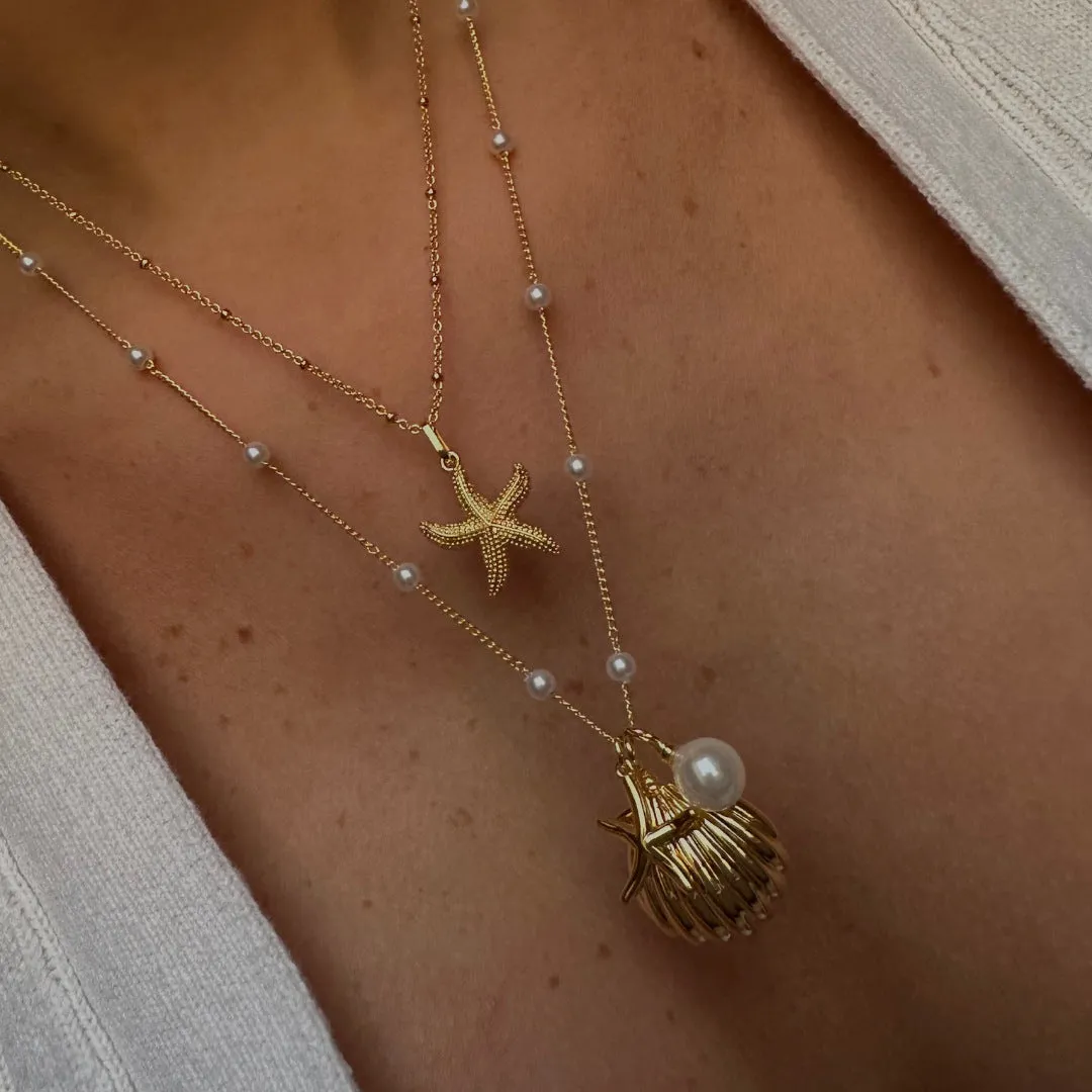 Cute & Edgy Shell Copper Electroplating Necklaces