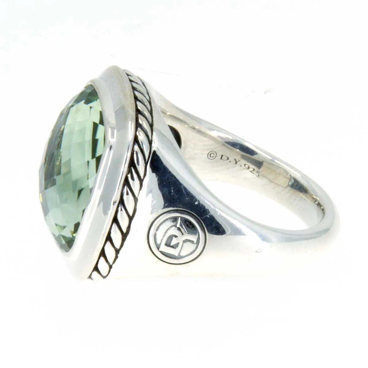 David Yurman Albion Statement Ring with Prasiolite