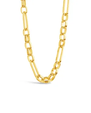 Double Link Oval Chain Necklace