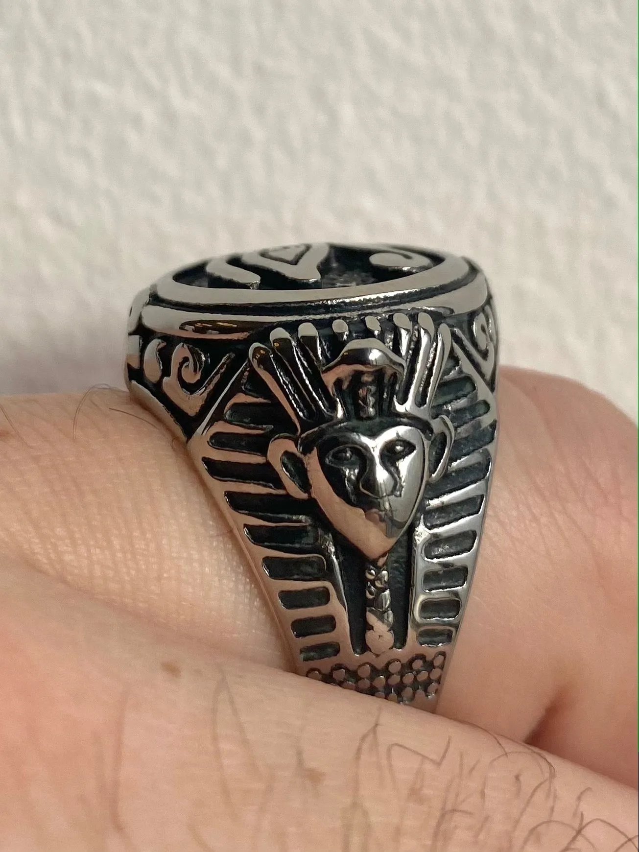 Egyptian Eye Statement Ring