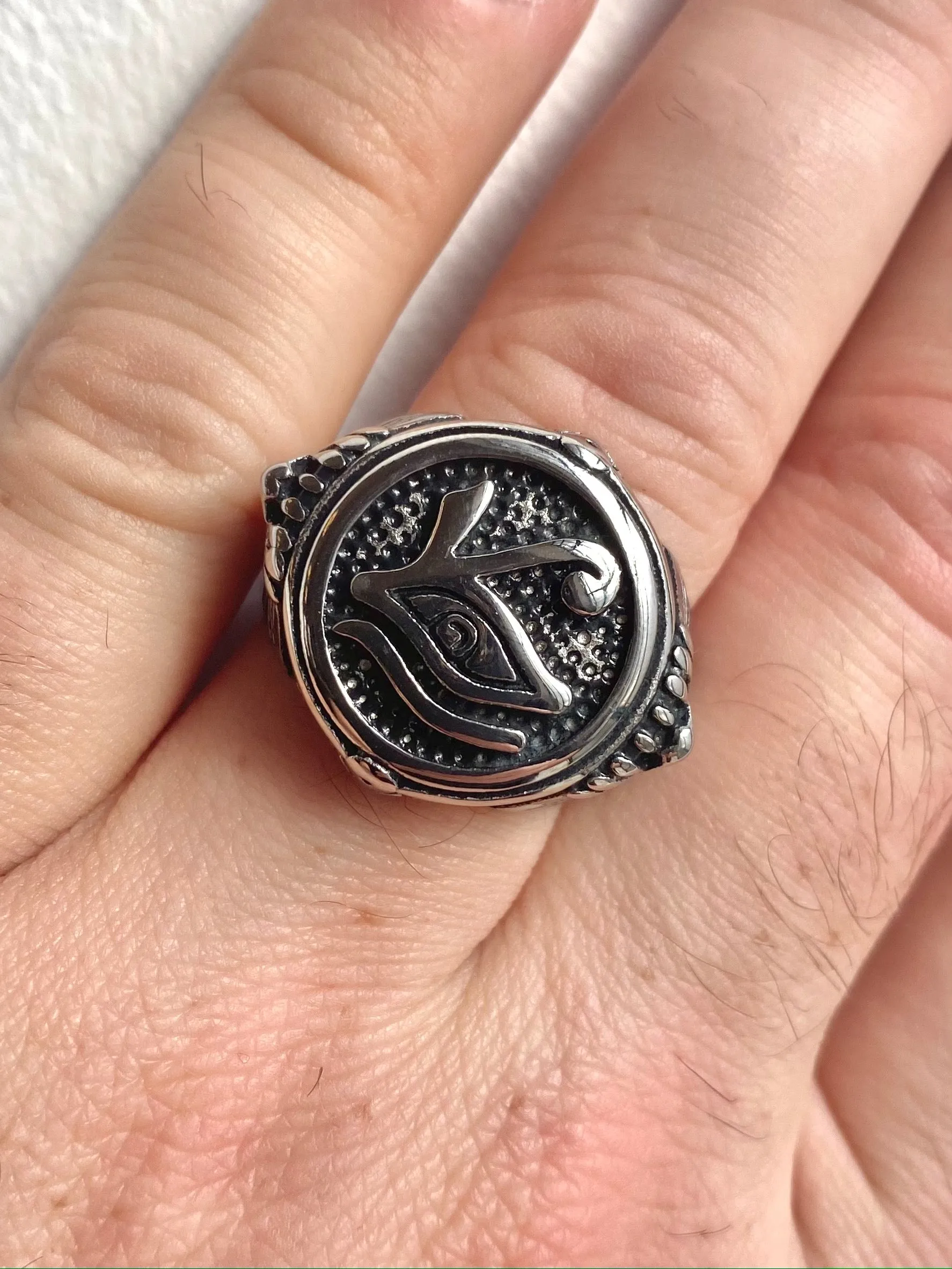 Egyptian Eye Statement Ring