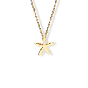 Estrela do Mar Medium Necklace Pendant Yellow Gold