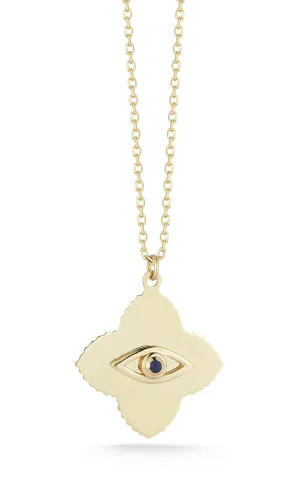 Evil Eye X Clover Necklace