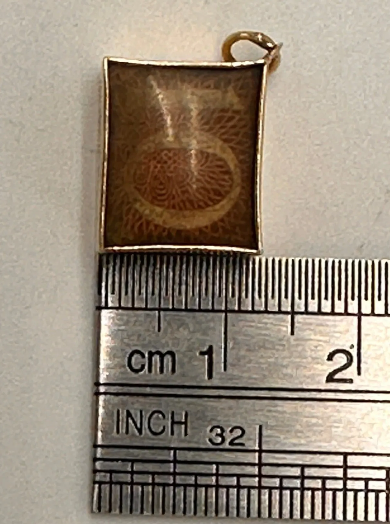 Exclusive 1960s Vintage Treasure: 9ct Gold 'In Emergency Break Glass' Charm