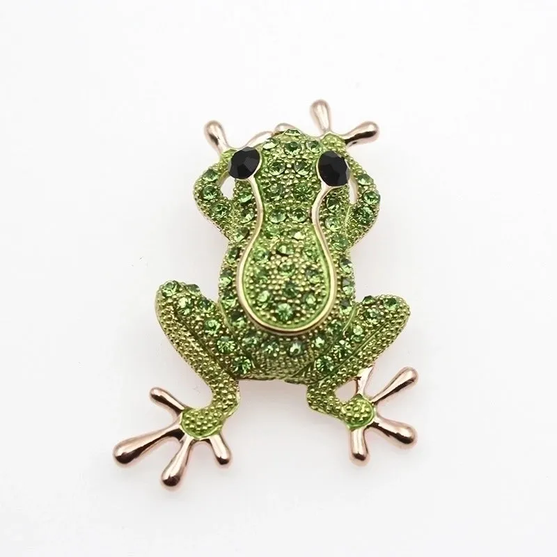 Fashion Creative Cartoon Corsage Geometric Wild Frog Alloy Brooch