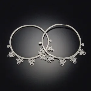 Filigree Trios Hoop Earrings