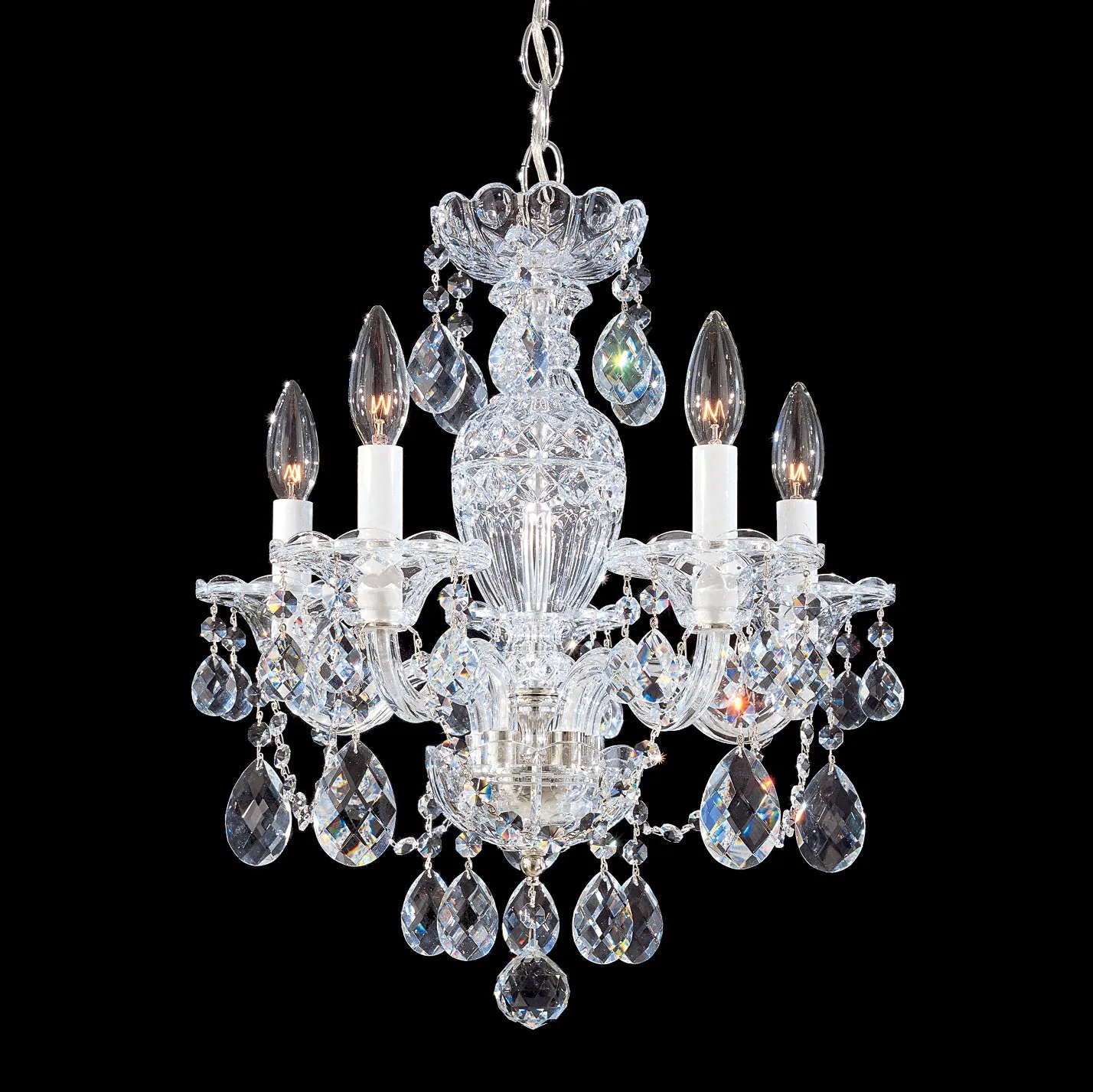 Five Light Chandelier from the Sterling Collection by Schonbek