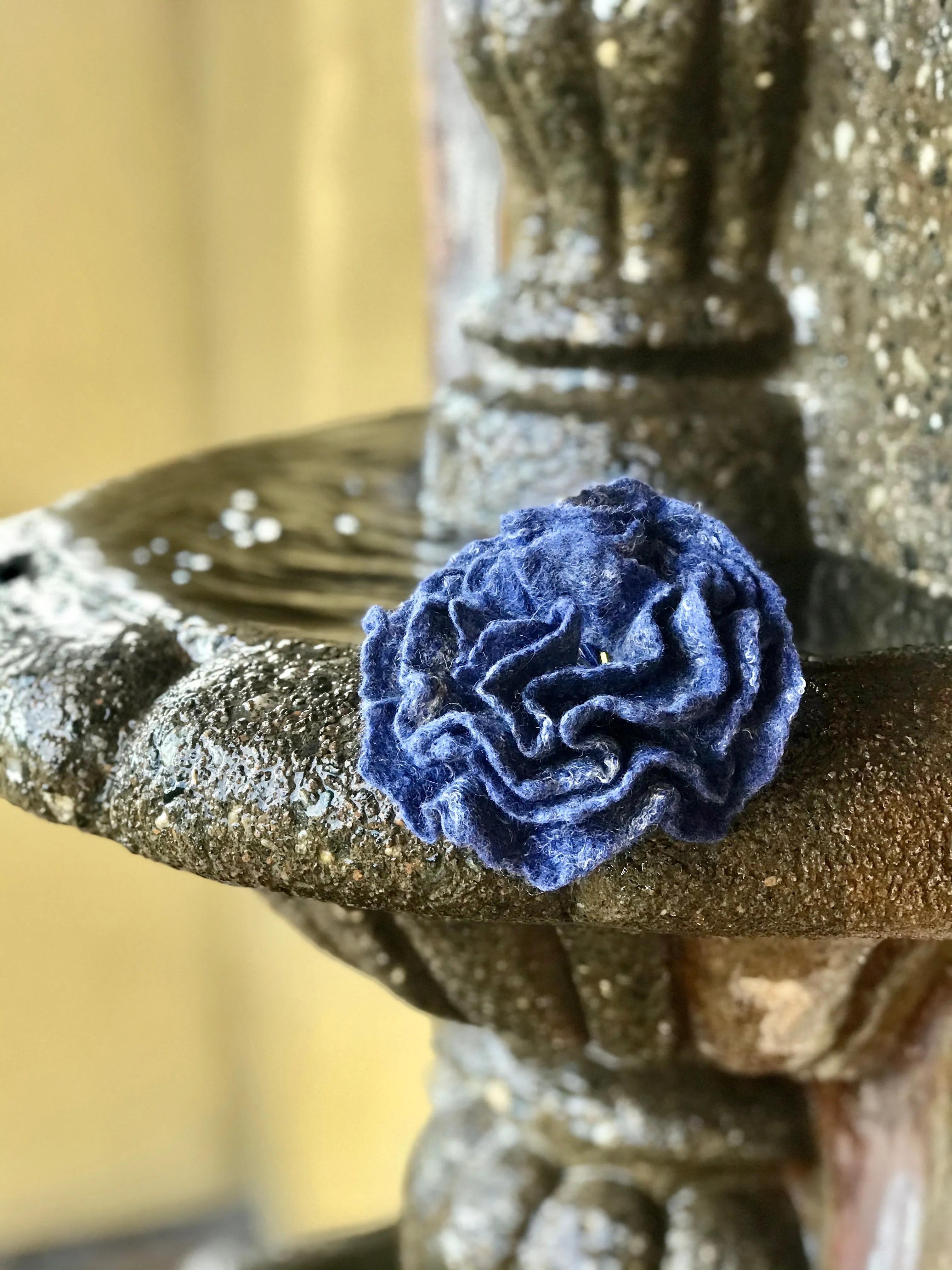 Flower Brooch for Women, Wool Flower Pin Brooch, Bridal Gift