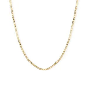 Gold Flat Cuban Chain