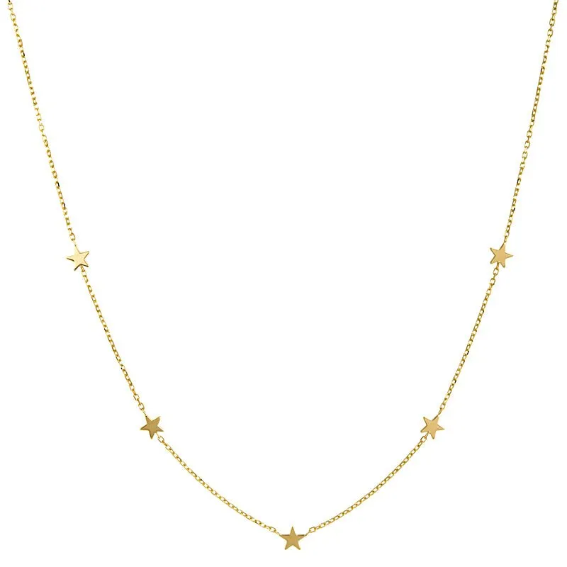 Gold Star Necklace