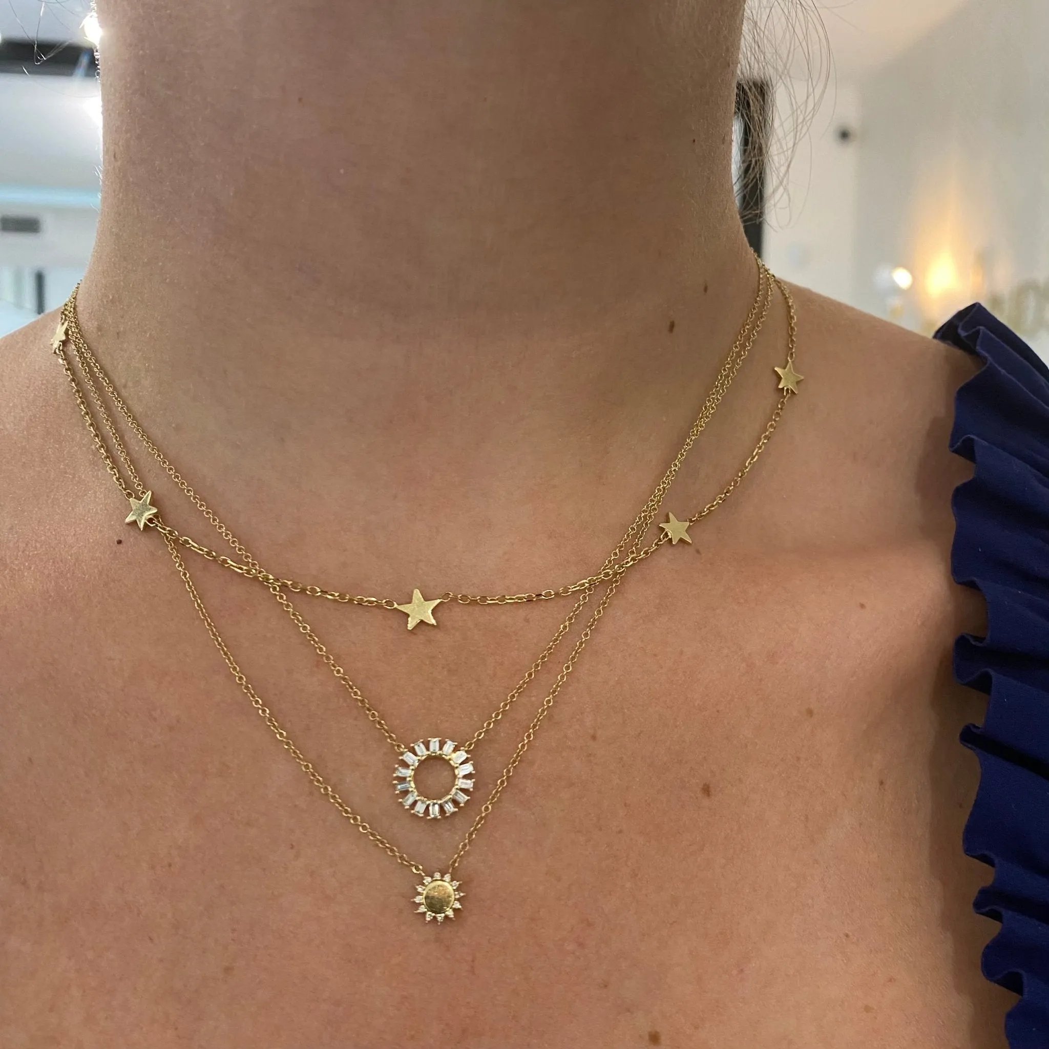 Gold Star Necklace