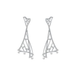 Harp Drop Earrings