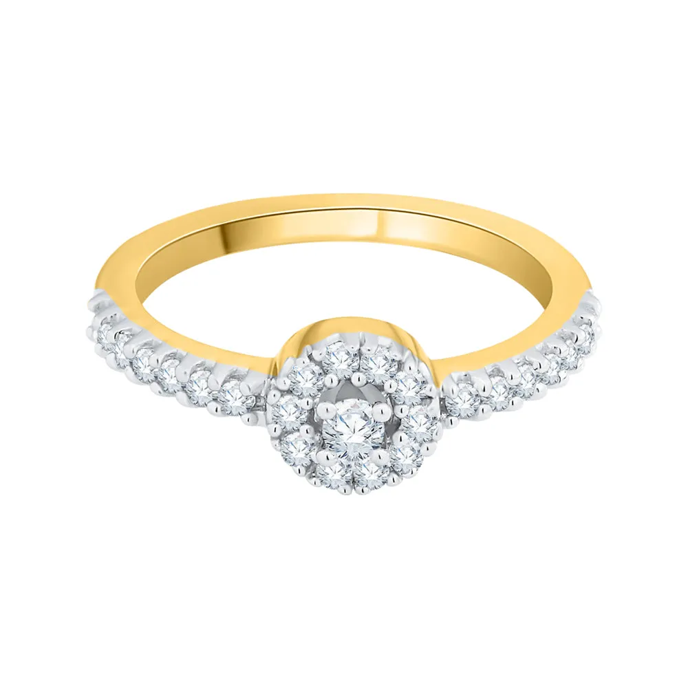 KATARINA 1/3 cttw Prong Set Diamond Engagement Ring