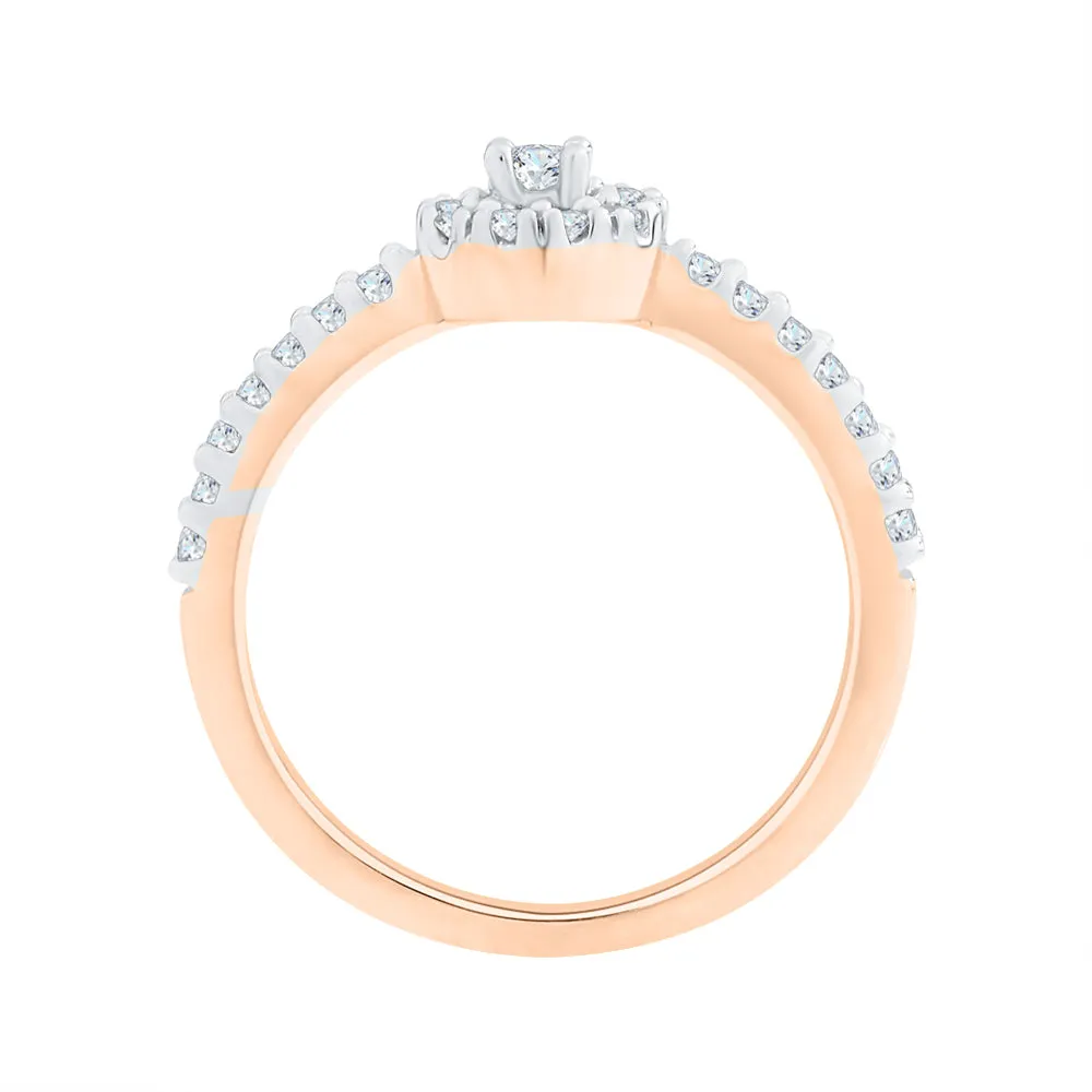 KATARINA 1/3 cttw Prong Set Diamond Engagement Ring