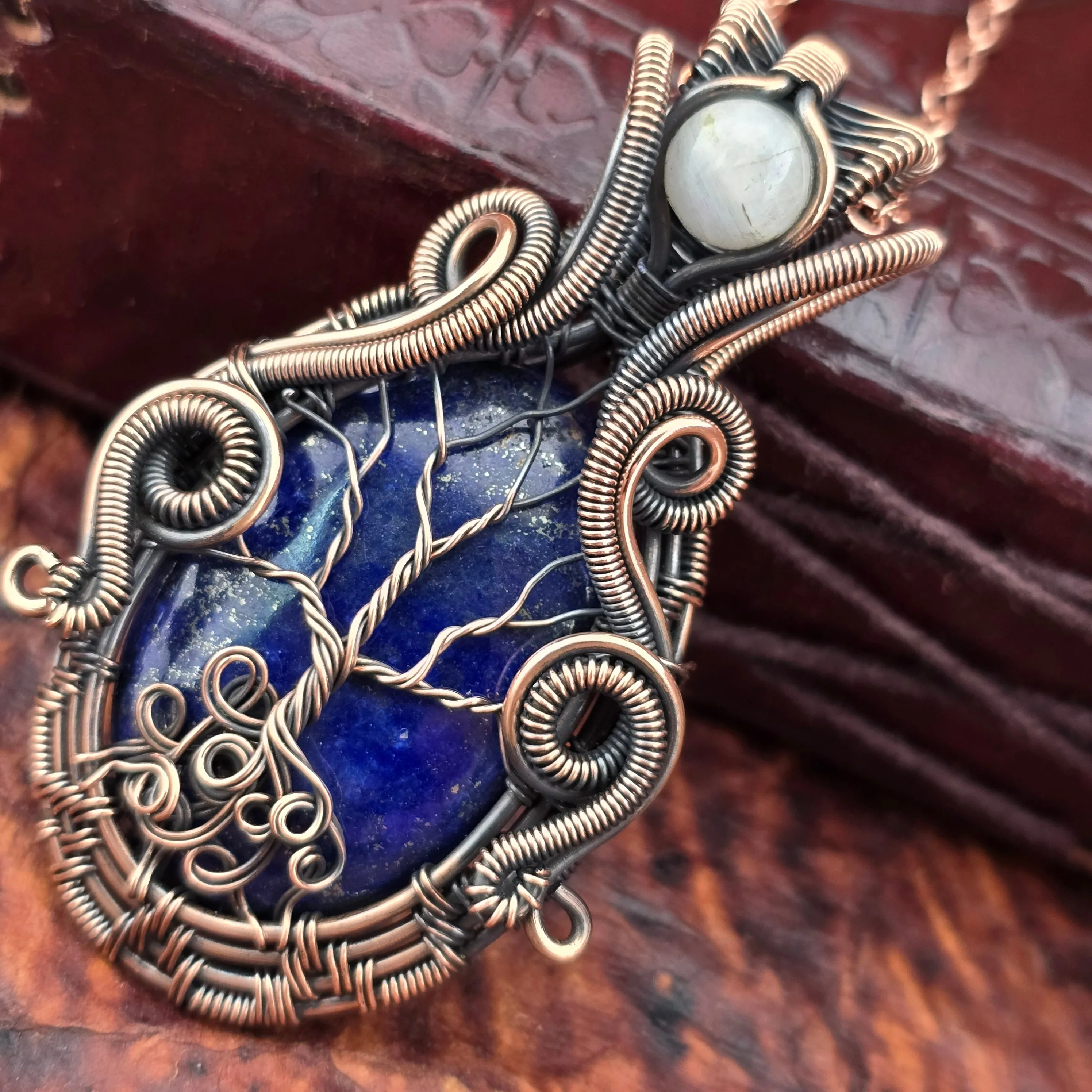 Lapis Lazuli Yggdrasill (Tree of Life) Amulet