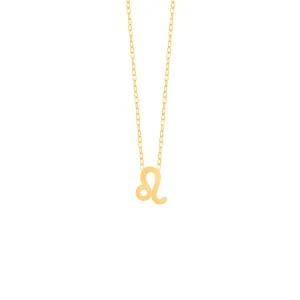 Leo Zodiac Sign Necklace