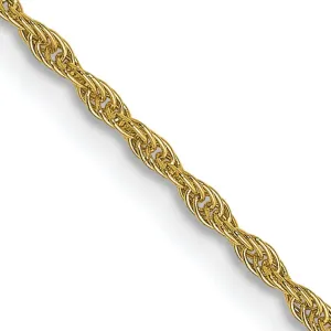 Leslie 10k Yellow Gold 1.2 mm Loose Rope Chain