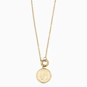 Majesty Coin Pendant Necklace