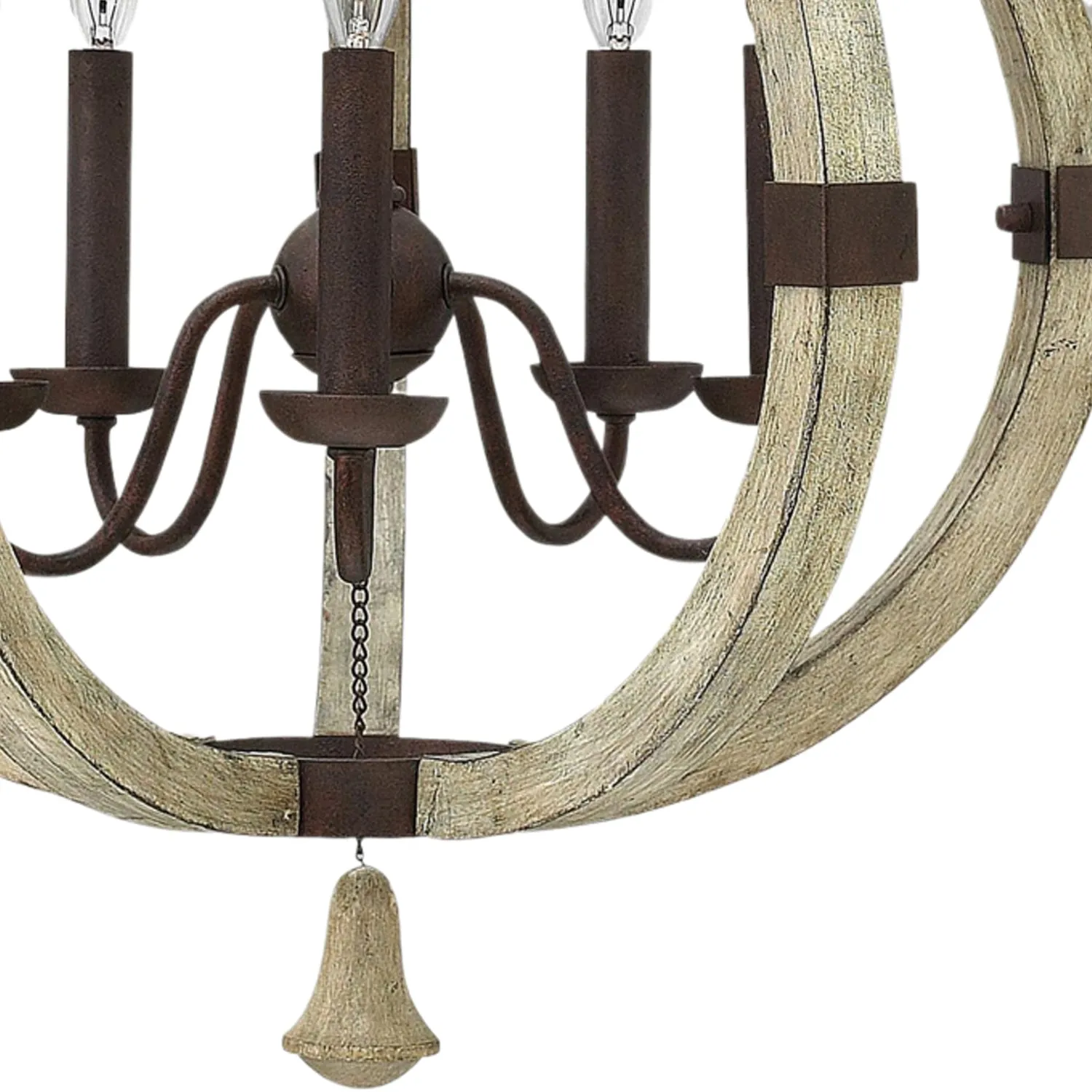 Middlefield 3Lt/5Lt/6Lt Chandelier E14 in Iron Rust Elstead Lighting -ELS.HK-MIDDLEFIELD