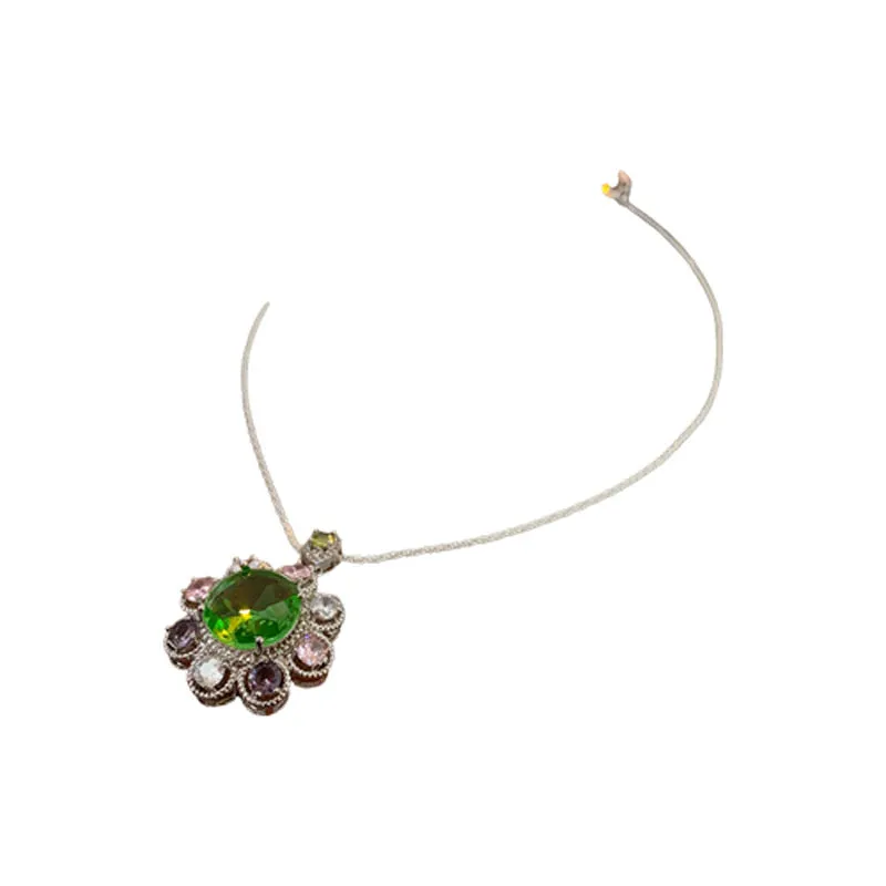 Moderate Luxury Flower Geometric Copper Electroplating Necklaces