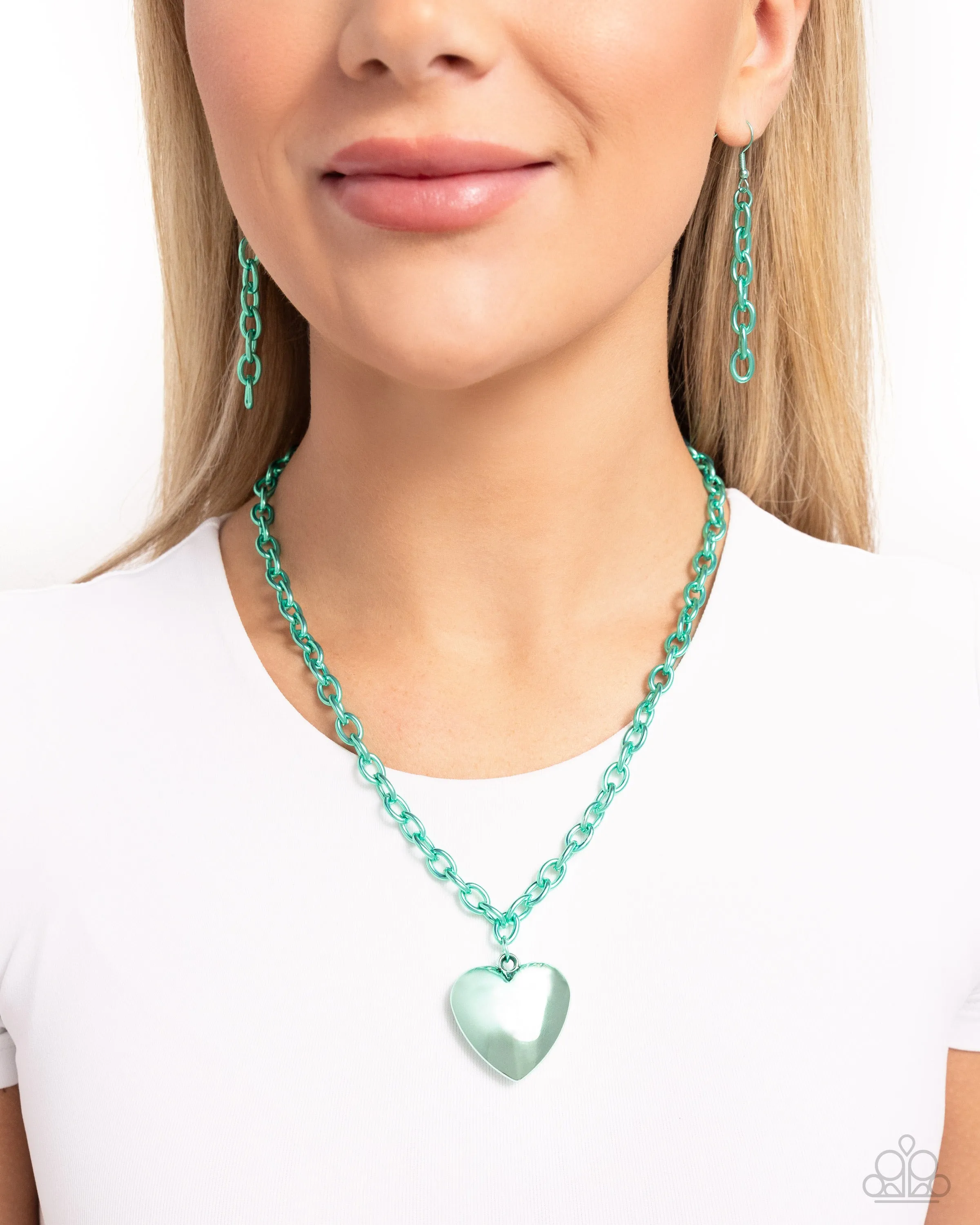 Necklaces Loving Luxury - Green VDAY N2428