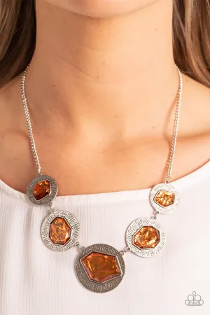 Necklaces Raw Charisma - Orange N2231